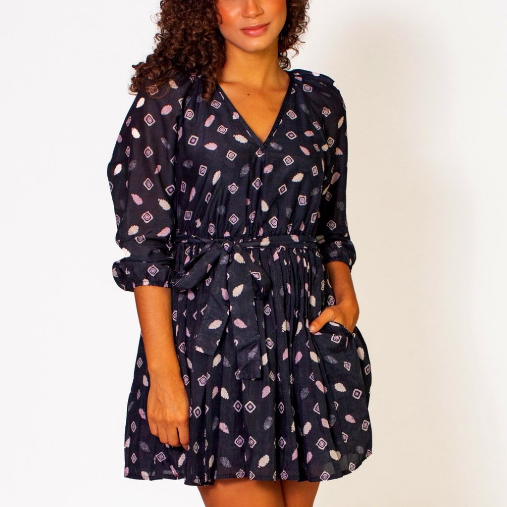 Xirena Symone Printed SilkCotton Mini Dress Size Xs Xirena Symone Printed SilkCotton Mini Dress Size Xs
